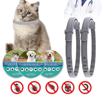 1Pc Pet Flea And Tick Collar For Dogs Cats Adjustable Prevention Pet Collar Pest Anti-mosquito Insect Repellent Puppy Supplies