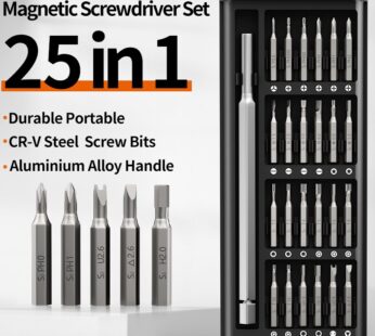 25 In 1 Screwdriver Set With Precision Magnetic Multifunctional Household For Smart Home PC Phone Disassembly And Repair Toolbox