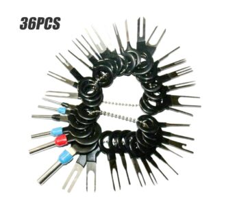 36PCS Automotive Terminal Remove Tool Pin Electric Puller Crimp Wire Connector Release Extractor