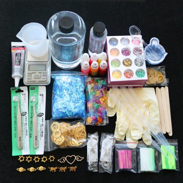 38 Species Sequin Epoxy Resin Craft Filling Materials Colorful Paillette Glitter For Diy Making Resin Craft