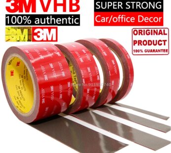 3M VHB Double Side Tape Super Strong High Temperature Gray Foam Adhesive Two Face For Car/Home Decor Wide 5-50mm Customized