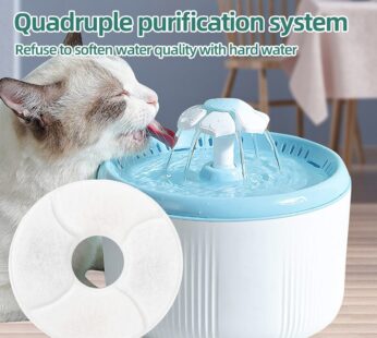 4Pack Replacement Filters for Cat Fountain Pet Water Fountain Filter Activated Carbon Filter