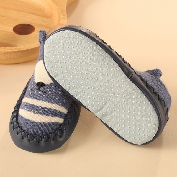 Baby Socks Shoes Infant Color Matching Cute Kids Boys Shoes Doll Soft Soled Child Floor Sneaker Toddler Girls First Walkers - Image 5