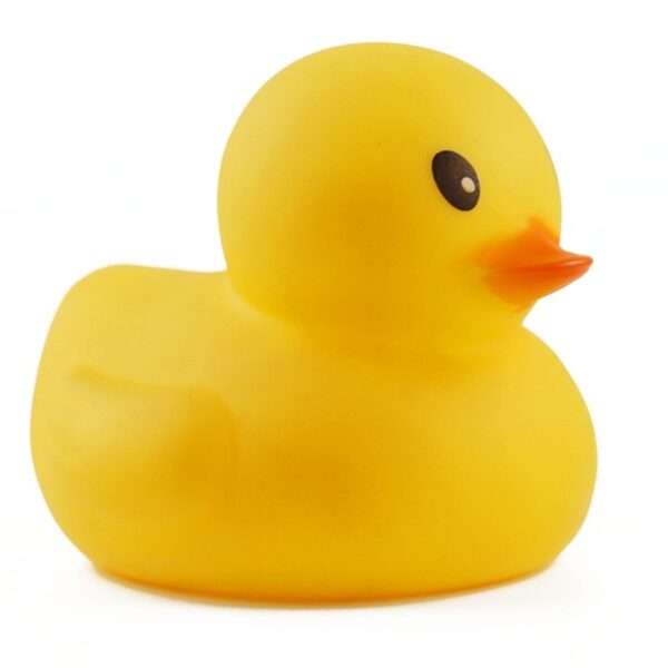 Cute Duck Baby rattle Bath toys Squeeze animal Rubber toy duck BB Bathing water toy Race Squeaky Rubber yellow Duck Classic Toys - Image 4