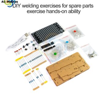 DIY Soldering Project Spectrum USB Mini Electronic Display Sound Activated Home Stereo Speaker DIY Kits for Leaning Soldering