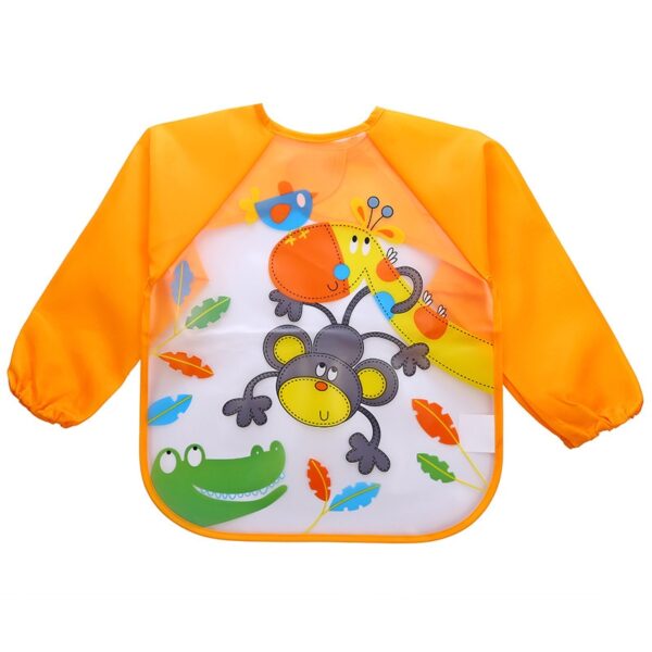 Feeding Baby Bibs Waterproof Bandana Cute Full Sleeved Bibs for Baby Girl Bib Saliva Boy Burp Cloths Newborn Slabbetjes Things - Image 2