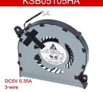 For Delta Electronics KSB05105HA -CG50 DC5V 0.35A 3-Pin Server Laptop Fan