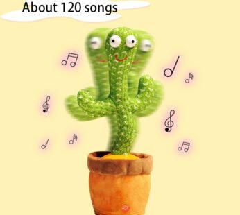 Intelligent Cactus Interactive Learning and Musical Toy for Kids to Dance Record and Speak with Fun