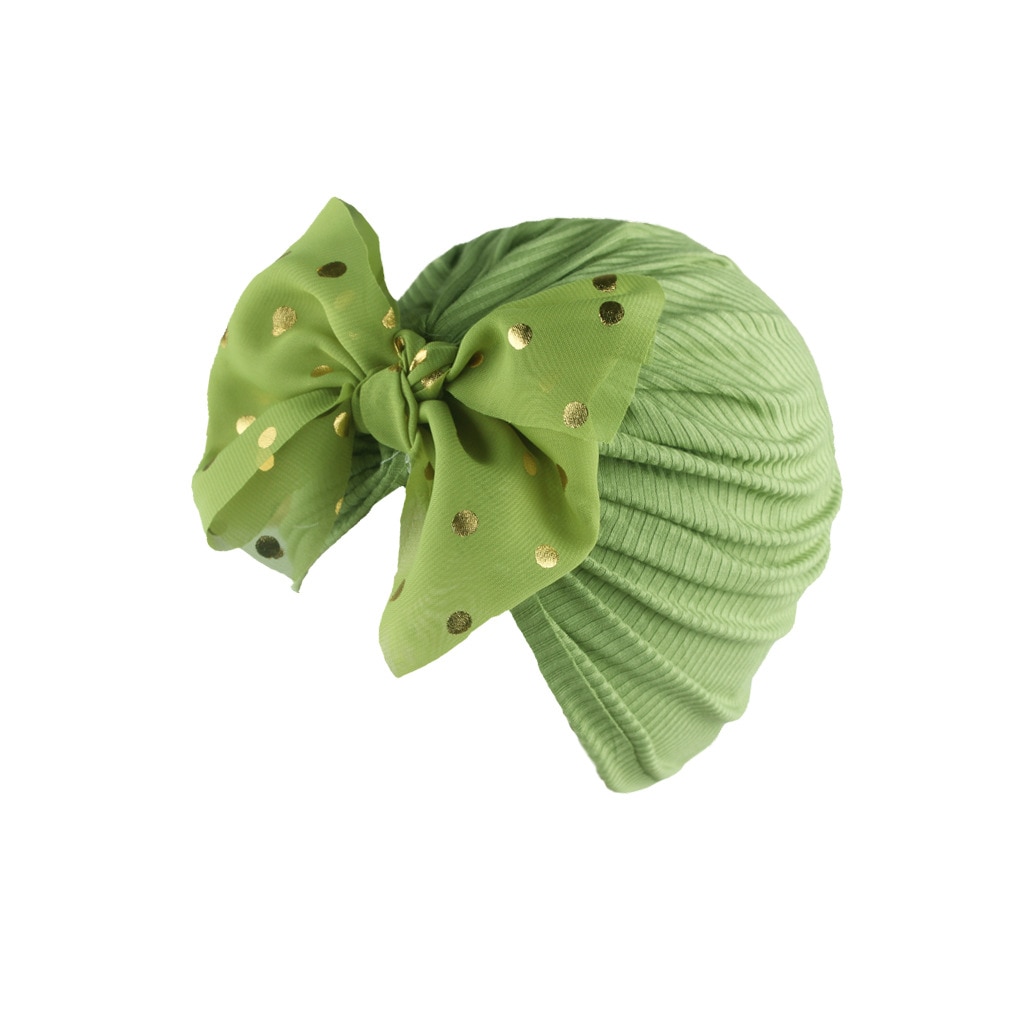 Lovely Shiny Bowknot Baby Hat Cute Solid Color Baby Girls Boys Hat Turban Soft Newborn Infant Cap Beanies Head Wraps - Image 3