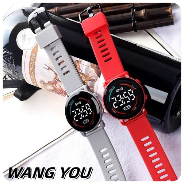 M6 Couple Watches Fashion LED Digital Watch for Men Women Sport Silicone Casual Watch Electronic Clock New - Image 3