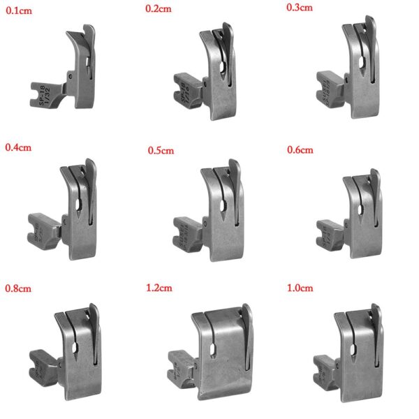 Metal Presser Foot SP-18 Industrial Sewing Machine Flat Car Moving Edge Single Needle Flat 1/4 1/8 3/8 1/16 3/16 5/16 1/32 - Image 6