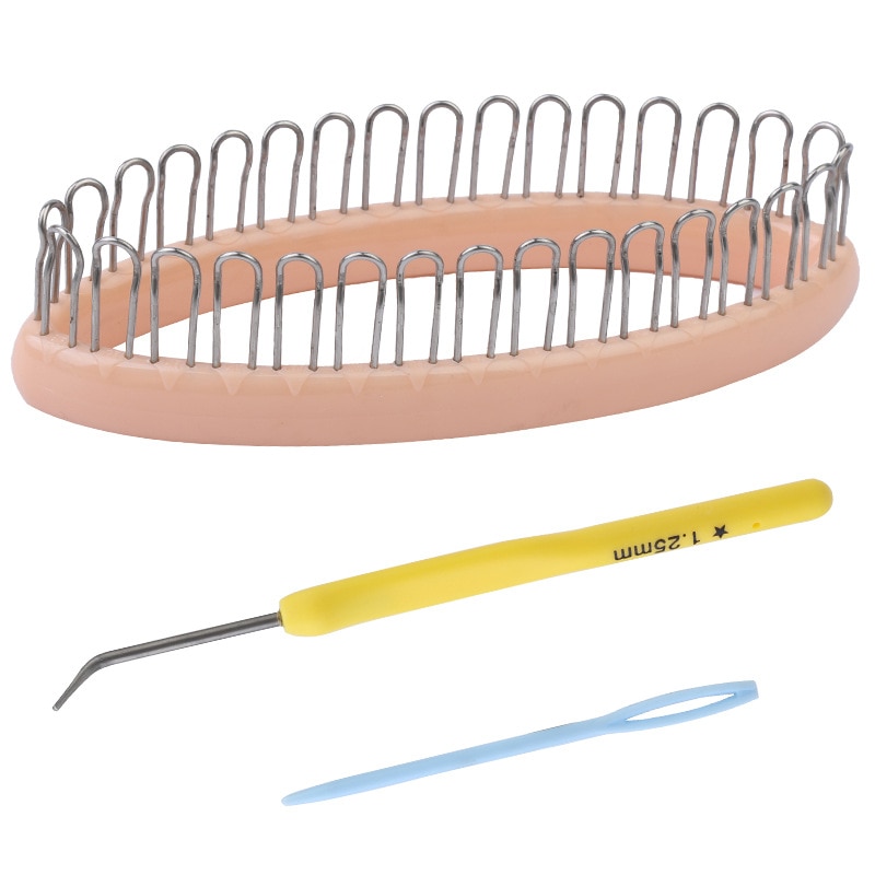 Peg Socks Wool Yarn Knitting Loom DIY Craft Weaving Tools for Sock Scarf Hat Weaver Needle Sewing Knitting Tool - Image 3