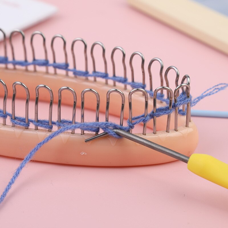 Peg Socks Wool Yarn Knitting Loom DIY Craft Weaving Tools for Sock Scarf Hat Weaver Needle Sewing Knitting Tool - Image 4