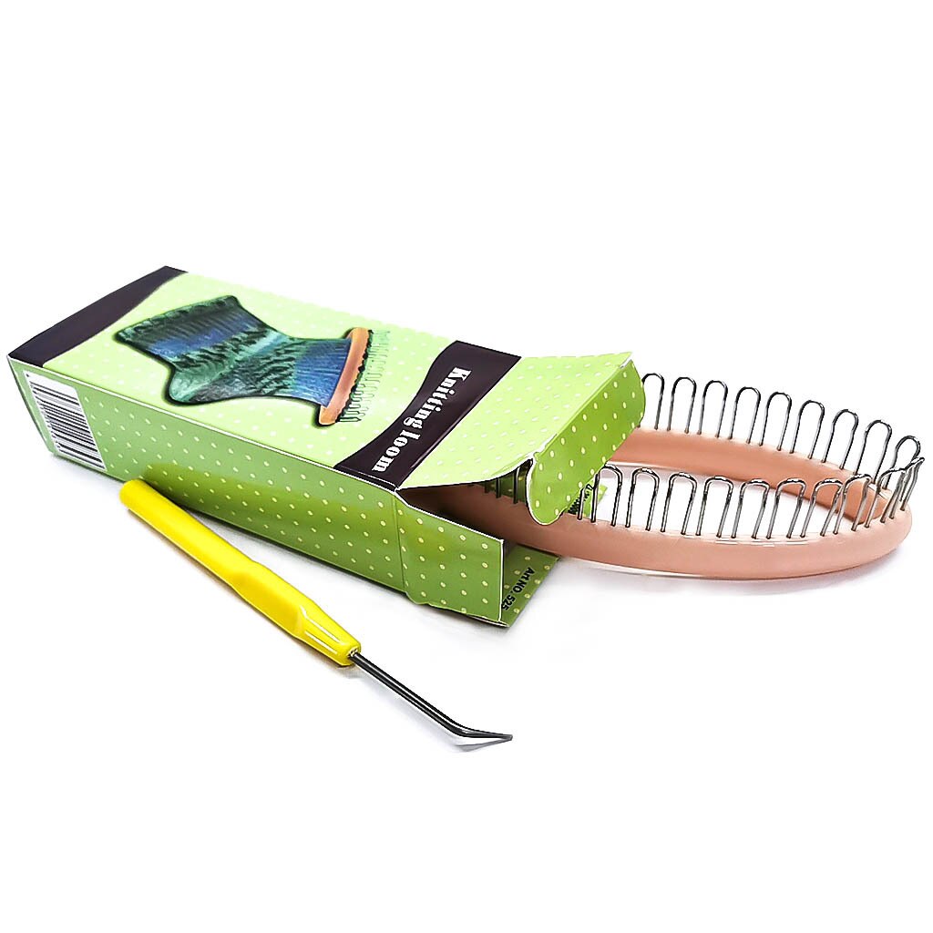 Peg Socks Wool Yarn Knitting Loom DIY Craft Weaving Tools for Sock Scarf Hat Weaver Needle Sewing Knitting Tool - Image 5