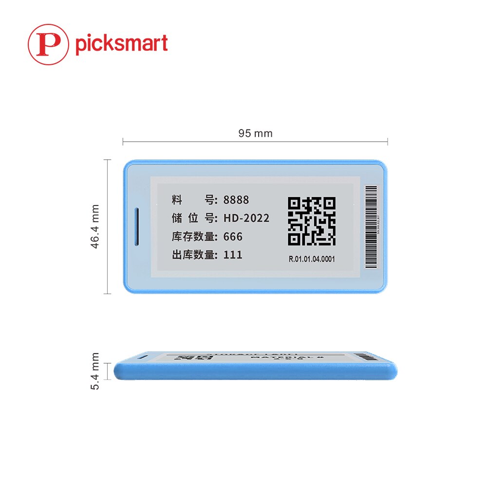 Picksmart NFC ESL 2.9 Batteryless Smart Card Esl Electronic Shelf Label Digital E-ink Display Price Tag Demo Kit - Image 4