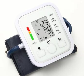 Portable Digital Upper Arm Blood Pressure Monitor Measurement Tool Portable LCD Digital Tonometer Sphygmomanometer 1 Pcs