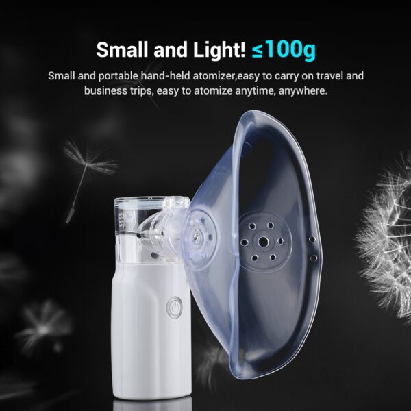 Portable Nebulizador Mini Ultrasonic Inhalator Adult Kids Household Health Monitors Automizer Humidifier Mist Asthma Health Care - Image 2