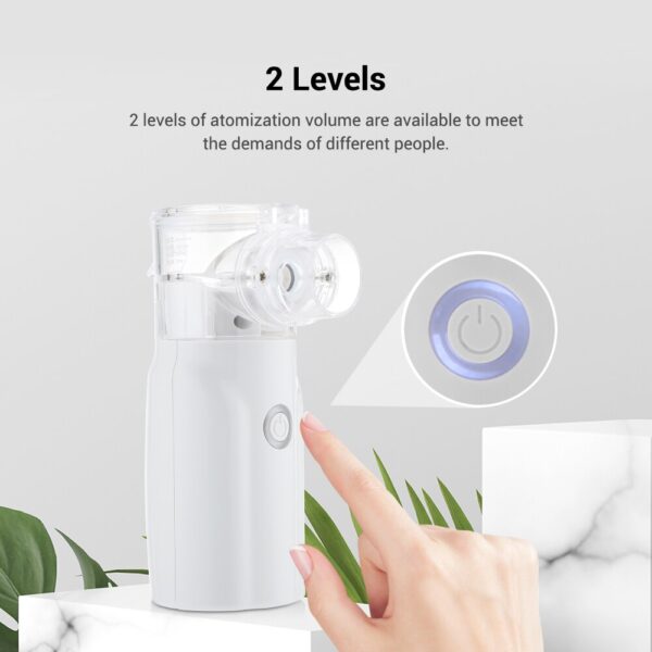 Portable Nebulizador Mini Ultrasonic Inhalator Adult Kids Household Health Monitors Automizer Humidifier Mist Asthma Health Care - Image 4