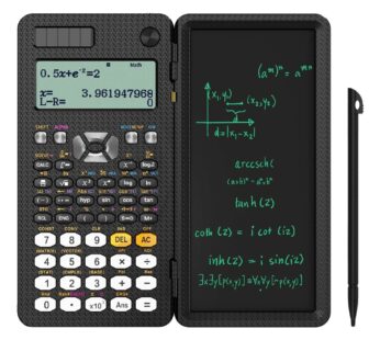 Solar Scientific Calculator with LCD Notepad 417 Functions Professional Portable Foldable Calculator for Students Upgraded 991ES