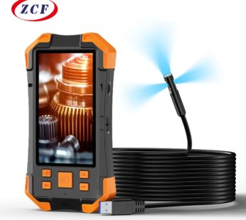 Triple Lens Industrial Endoscope Camera 4.3” Screen HD1080P Single Dual Lens Pipe Car Inspection USB Borescope Waterproof LED