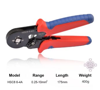 Tubular Terminal Crimping Pliers HSC8 6-4A Crimper Wire Mini Ferrule Crimper Tools