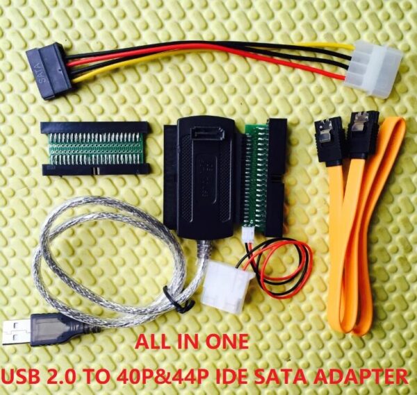 USB2.0 high speed to ide 44P 40P SATA electronic hard disk HDD SSD DOM card reader 40&44hole 40pin 44pin sata CF dom adapter - Image 4