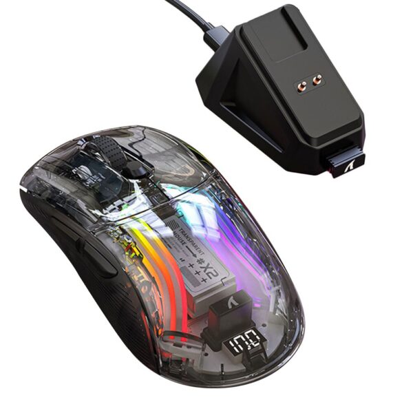 Wireless Gamer Mouse RGB Lighting 3 Modes Electronic Competition Mice Bluetooth-Compatible 5.0/2.4G/USB-C for PC Laptop Desktop - Image 2