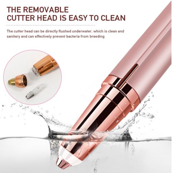 Women Electric Eyebrow Trimmer Security Hair Removal Eye Brow Epilator Mini Shaper Shaver Painless Hair Removal Beauty Trimmer - Image 4