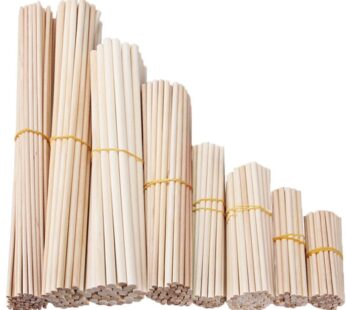 Wooden Craft Sticks Bulk, Wood Sticks for Crafts, Wooden Sticks for Crafting, Wood Dowels for Crafting Wooden Stick